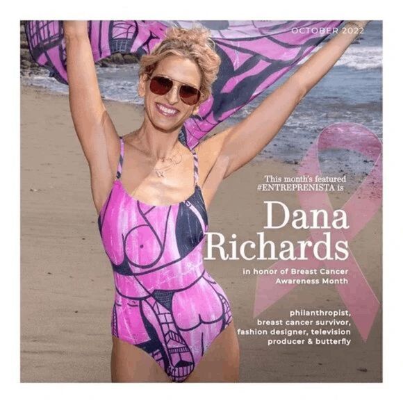 Swiminista X James Peter Henry Pink Black Beach Activities One Piece Swimsuit, X - Picture 7 of 7